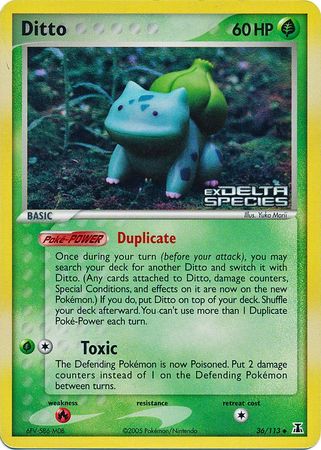 Ditto (36/113) (Stamped) [EX: Delta Species] | Card Citadel