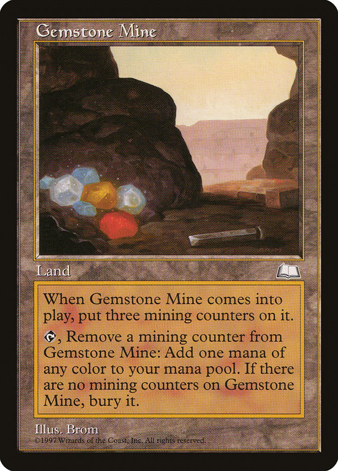 Gemstone Mine [Weatherlight] | Card Citadel