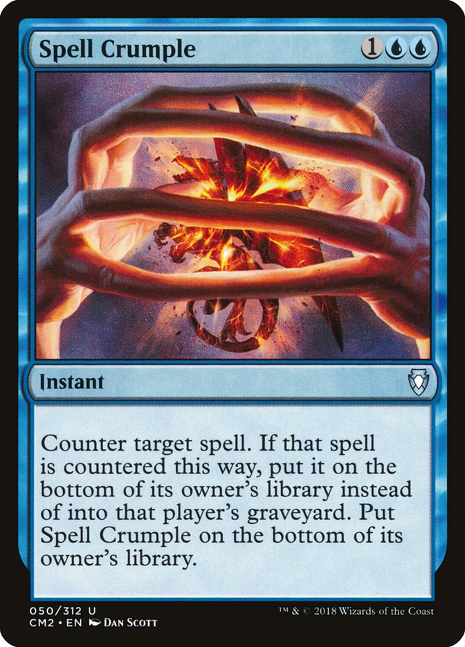 Spell Crumple [Commander Anthology Volume II] | Card Citadel