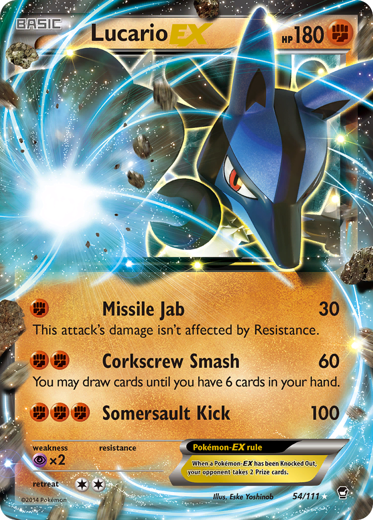 Lucario EX (54/111) [XY: Furious Fists] | Card Citadel