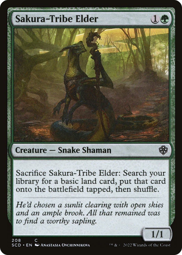 Sakura-Tribe Elder [Starter Commander Decks] | Card Citadel