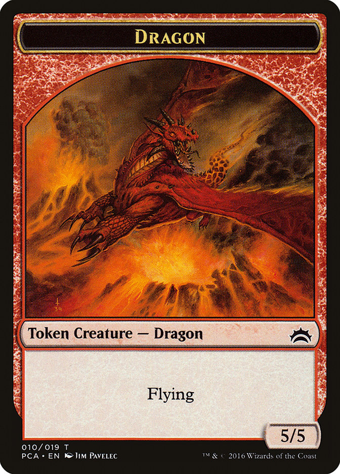 Dragon [Planechase Anthology Tokens] | Card Citadel