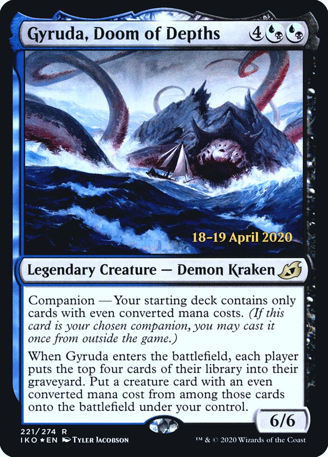 Gyruda, Doom of Depths  [Ikoria: Lair of Behemoths Prerelease Promos] | Card Citadel