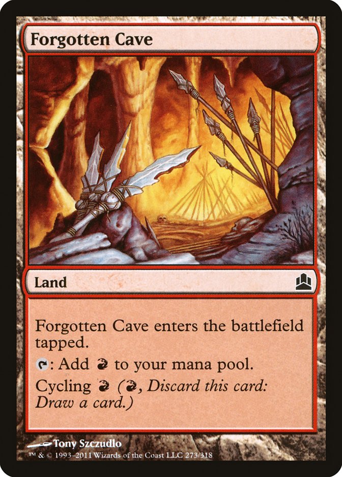 Forgotten Cave [Commander 2011] | Card Citadel