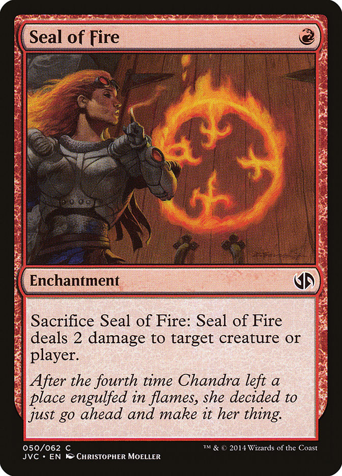 Seal of Fire [Duel Decks Anthology] | Card Citadel