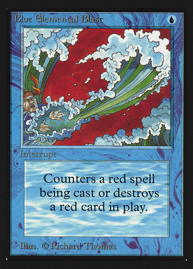 Blue Elemental Blast (IE) [Intl. Collectors’ Edition] | Card Citadel