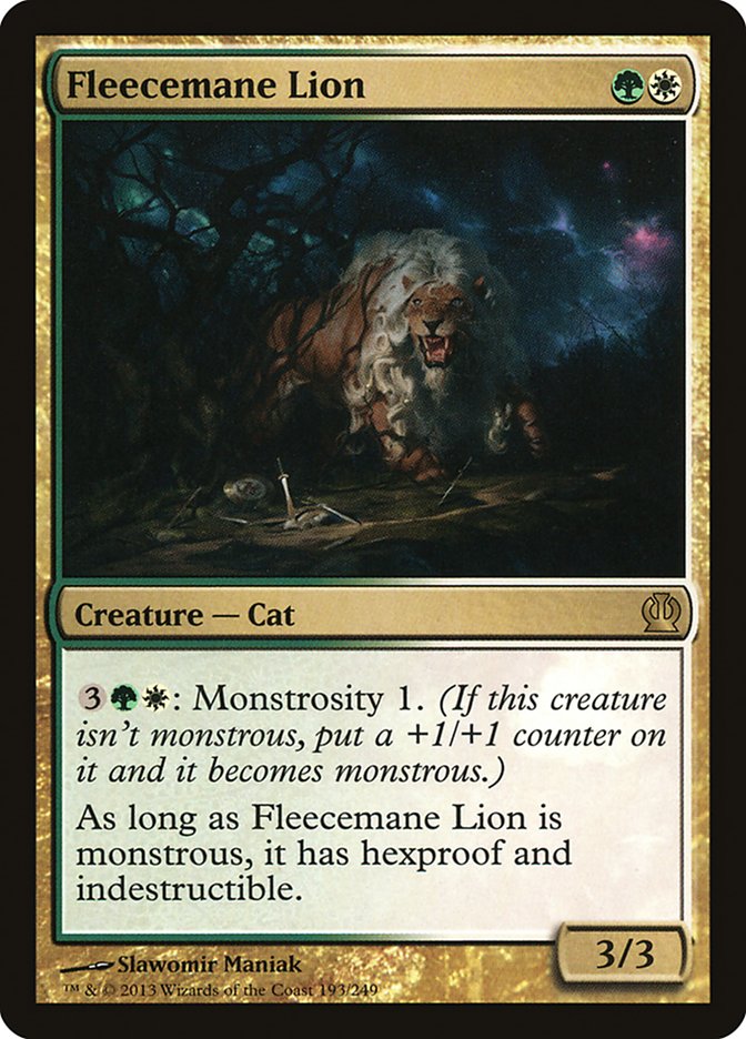 Fleecemane Lion [Theros] | Card Citadel