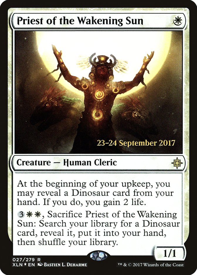 Priest of the Wakening Sun [Ixalan Promos] | Card Citadel