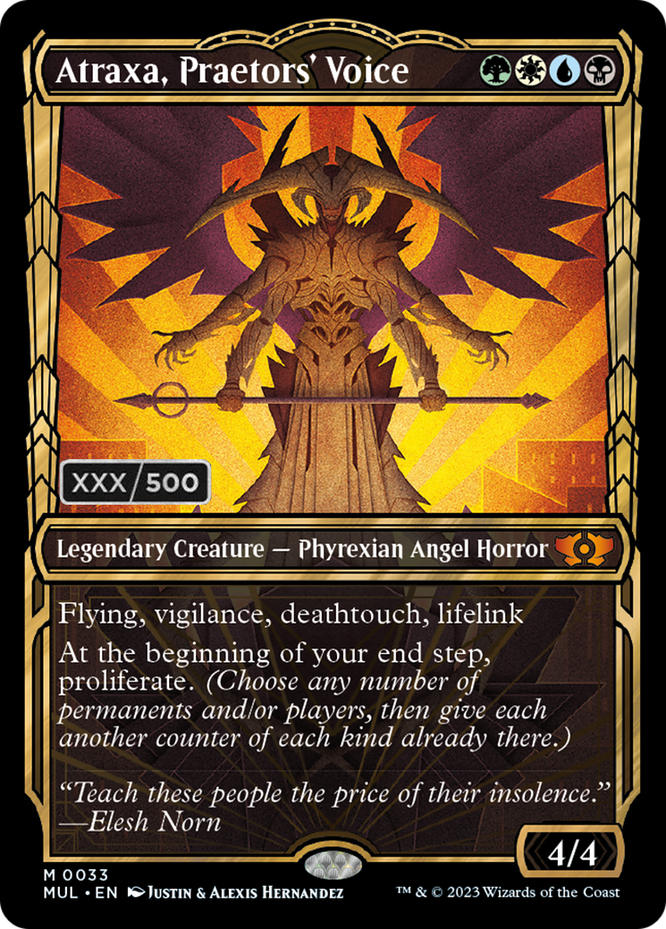 Atraxa, Praetors' Voice (Serialized) [Multiverse Legends] | Card Citadel