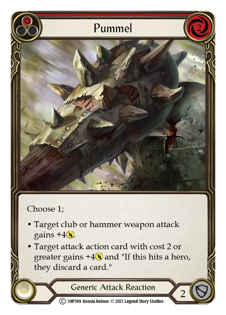 Pummel (Red) [1HP399] | Card Citadel