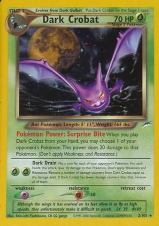 Dark Crobat (2/105) [Neo Destiny Unlimited] | Card Citadel