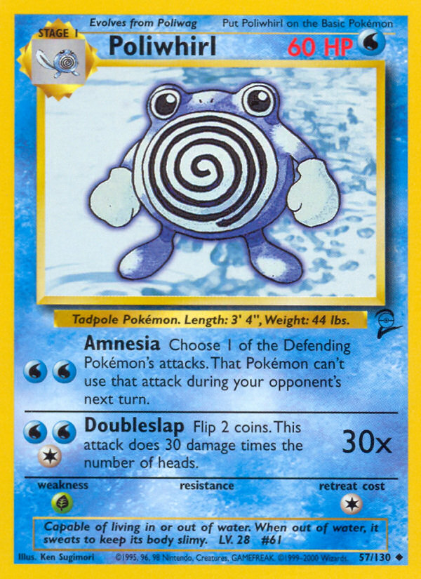 Poliwhirl (57/130) [Base Set 2] | Card Citadel