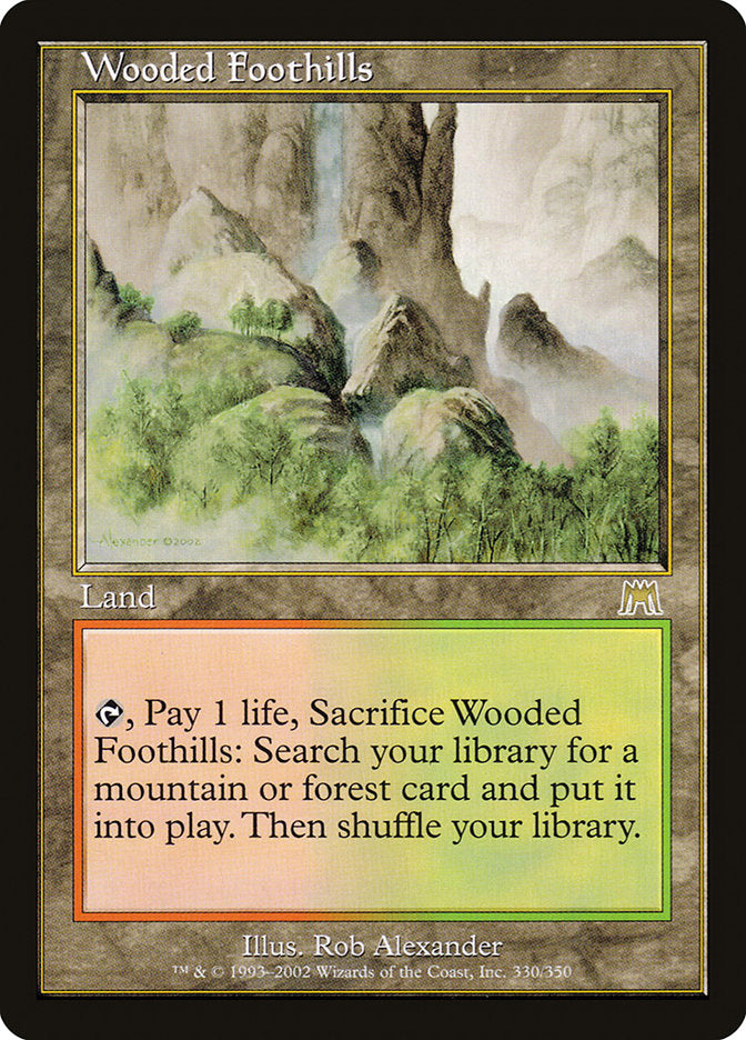 Wooded Foothills [Onslaught] | Card Citadel