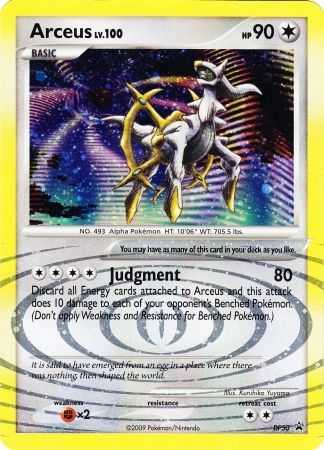 Arceus (DP50) (Jumbo Card) [Diamond & Pearl: Black Star Promos] | Card Citadel