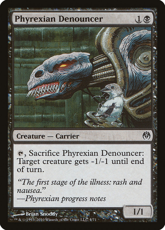 Phyrexian Denouncer [Duel Decks: Phyrexia vs. the Coalition] | Card Citadel