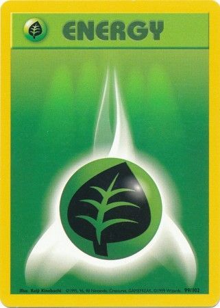 Grass Energy (99/102) [Base Set Unlimited] | Card Citadel