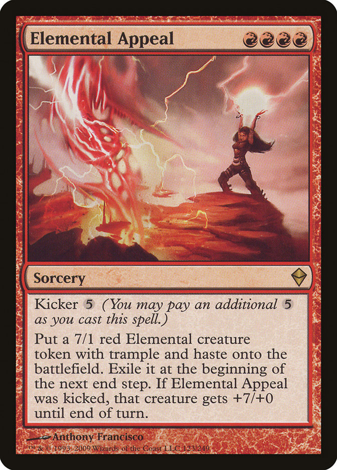 Elemental Appeal [Zendikar] | Card Citadel