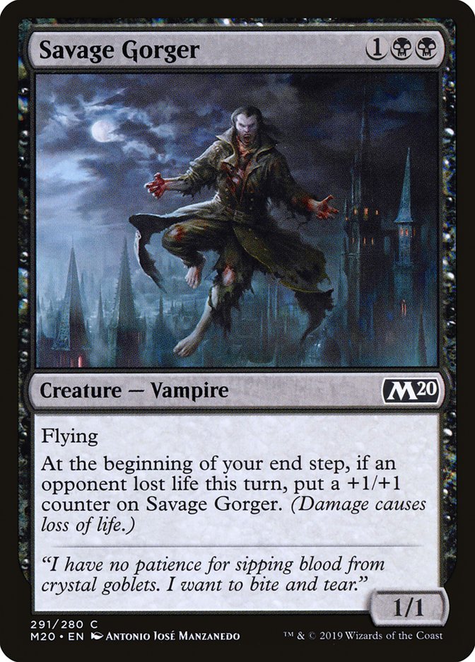 Savage Gorger [Core Set 2020] | Card Citadel