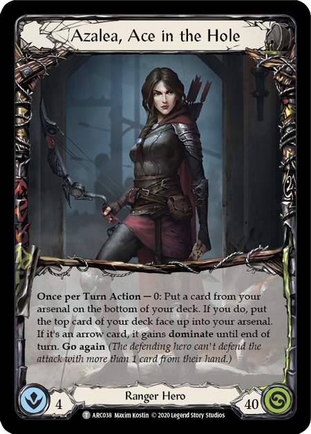 Azalea, Ace in the Hole // Kano [U-ARC038 // U-ARC114] (Arcane Rising Unlimited) | Card Citadel
