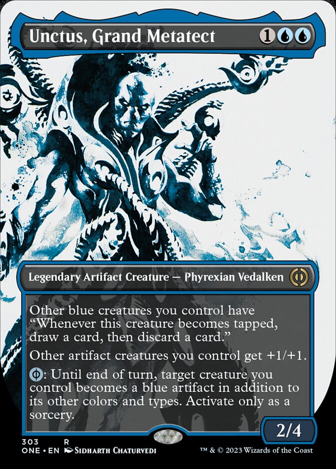 Unctus, Grand Metatect (Borderless Ichor) [Phyrexia: All Will Be One] | Card Citadel