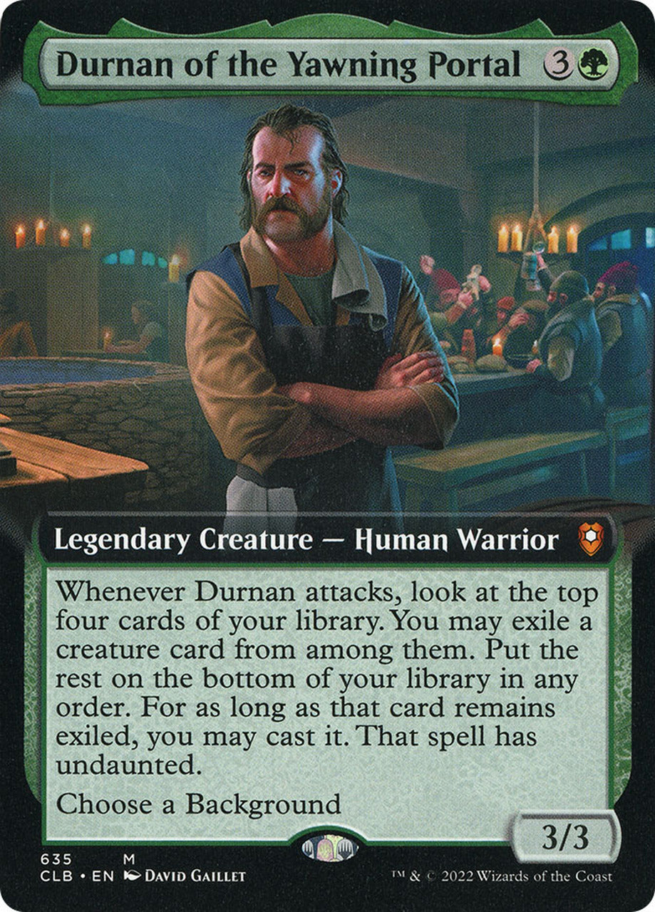 Durnan of the Yawning Portal (Extended Art) [Commander Legends: Battle for Baldur's Gate] | Card Citadel