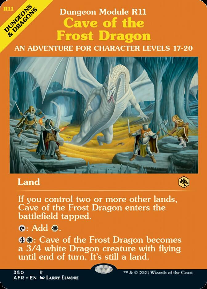 Cave of the Frost Dragon (Dungeon Module) [Dungeons & Dragons: Adventures in the Forgotten Realms] | Card Citadel