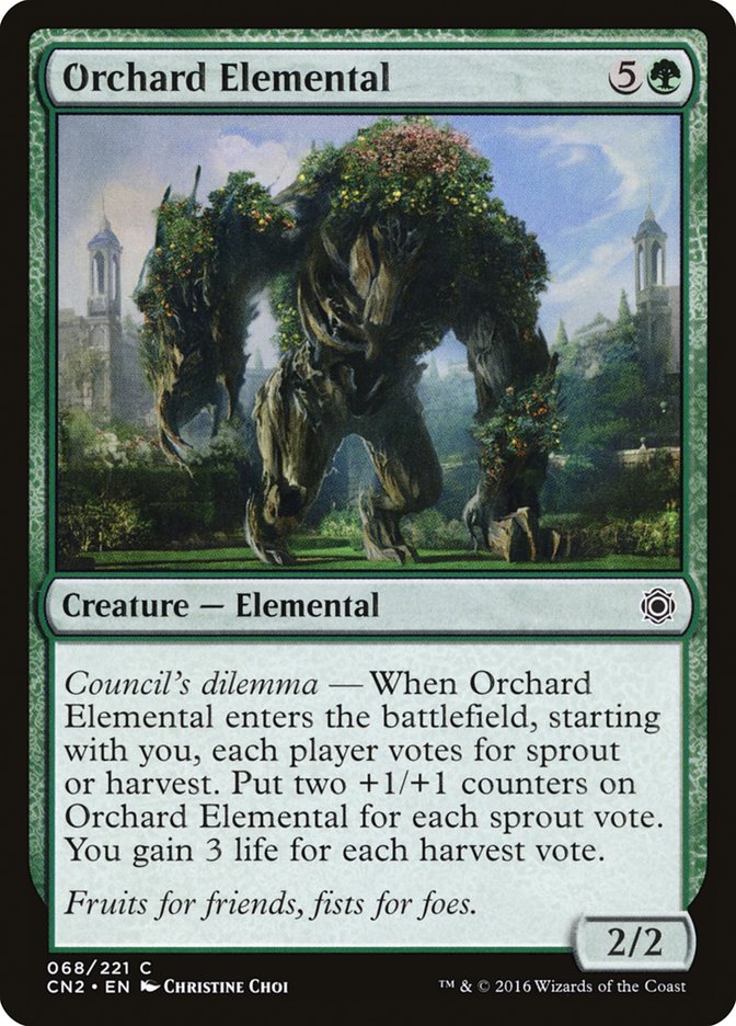 Orchard Elemental [Conspiracy: Take the Crown] | Card Citadel