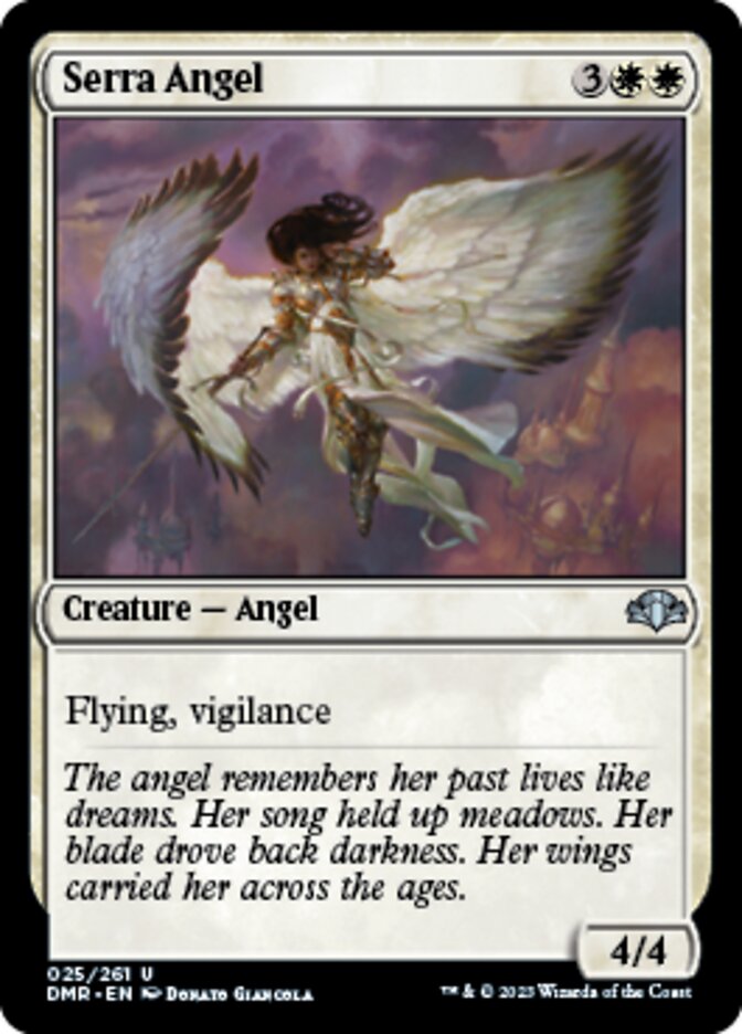 Serra Angel [Dominaria Remastered] | Card Citadel