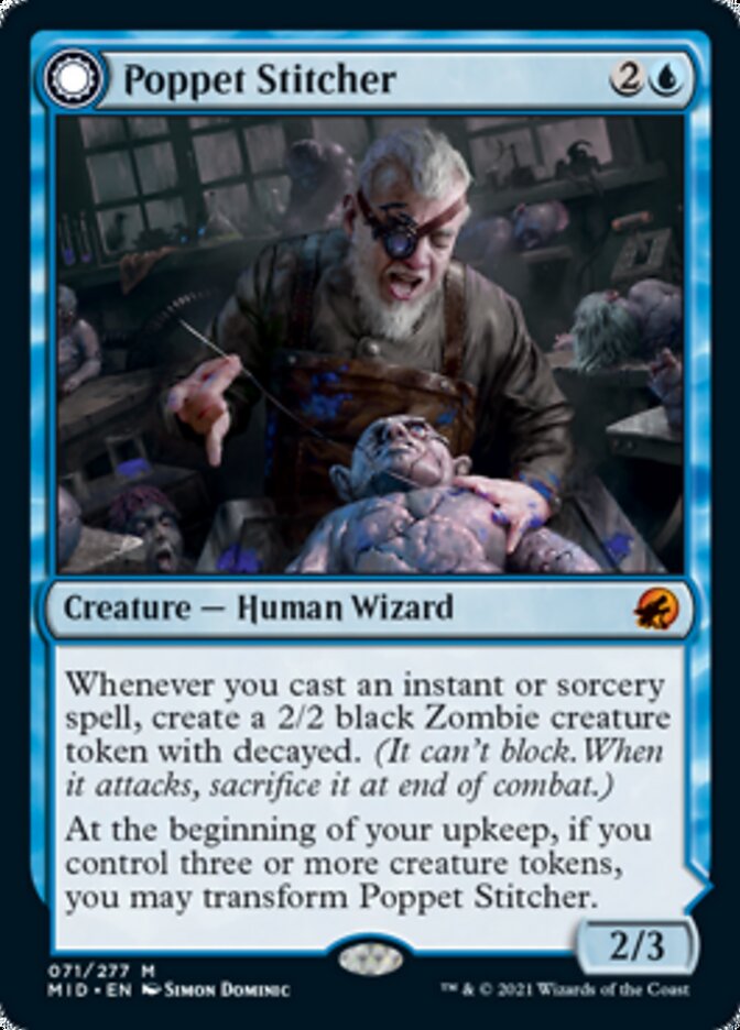 Poppet Stitcher // Poppet Factory [Innistrad: Midnight Hunt] | Card Citadel