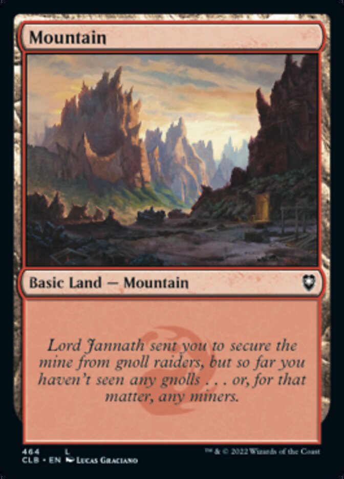 Mountain (464) [Commander Legends: Battle for Baldur's Gate] | Card Citadel