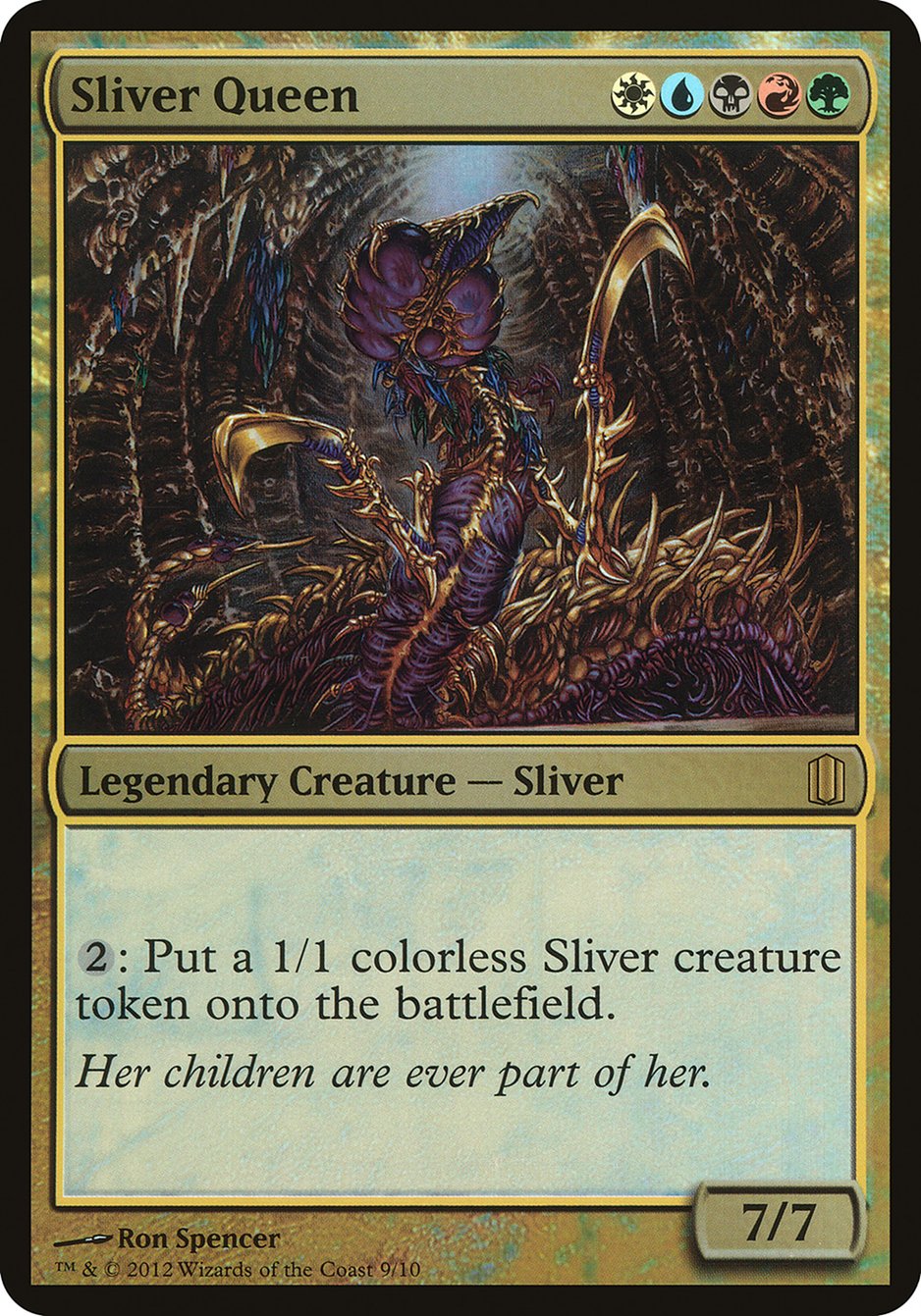 Sliver Queen (Commander's Arsenal) [Oversize Cards] | Card Citadel