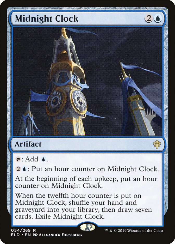 Midnight Clock (Promo Pack) [Throne of Eldraine Promos] | Card Citadel