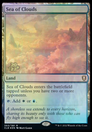 Sea of Clouds [Commander Legends: Battle for Baldur's Gate Prerelease Promos] | Card Citadel