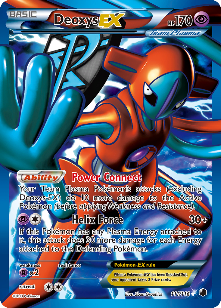 Deoxys EX (111/116) [Black & White: Plasma Freeze] | Card Citadel