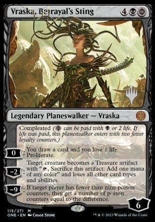 Vraska, Betrayal's Sting (Promo Pack) [Phyrexia: All Will Be One Promos] | Card Citadel