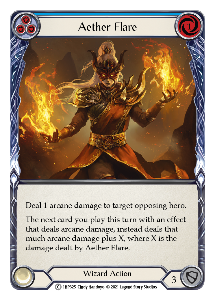 Aether Flare (Blue) [1HP325] | Card Citadel
