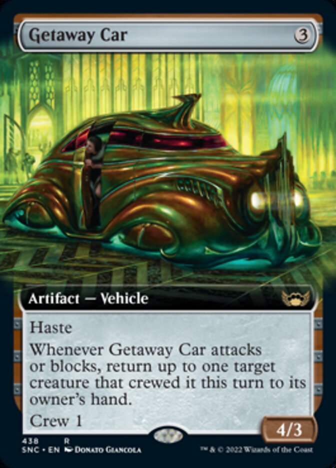 Getaway Car (Extended Art) [Streets of New Capenna] | Card Citadel