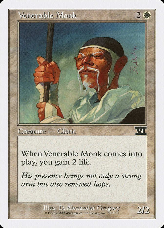 Venerable Monk [Classic Sixth Edition] | Card Citadel