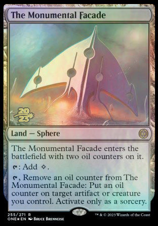 The Monumental Facade [Phyrexia: All Will Be One Prerelease Promos] | Card Citadel