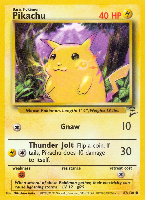 Pikachu (87/130) [Base Set 2] | Card Citadel