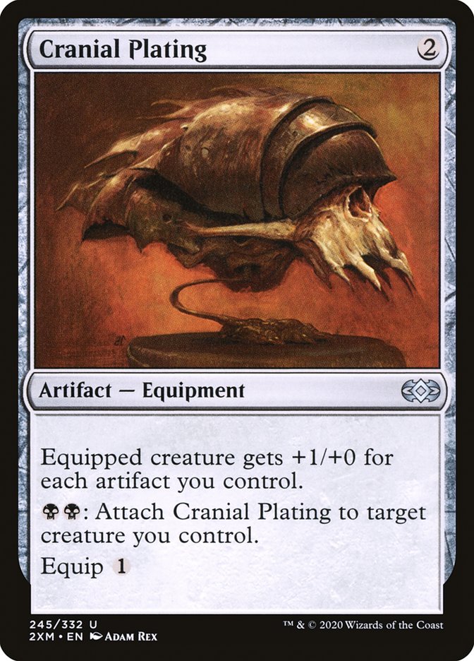 Cranial Plating [Double Masters] | Card Citadel