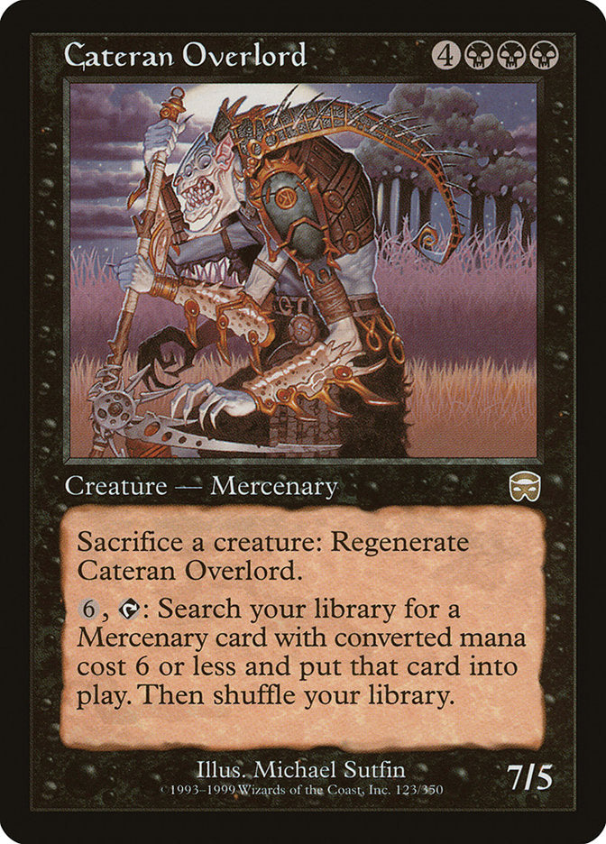 Cateran Overlord [Mercadian Masques] | Card Citadel