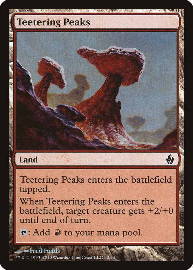 Teetering Peaks [Premium Deck Series: Fire and Lightning] | Card Citadel