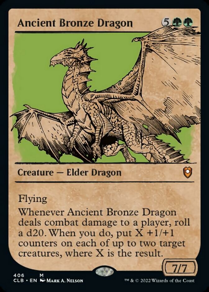 Ancient Bronze Dragon (Showcase) [Commander Legends: Battle for Baldur's Gate] | Card Citadel