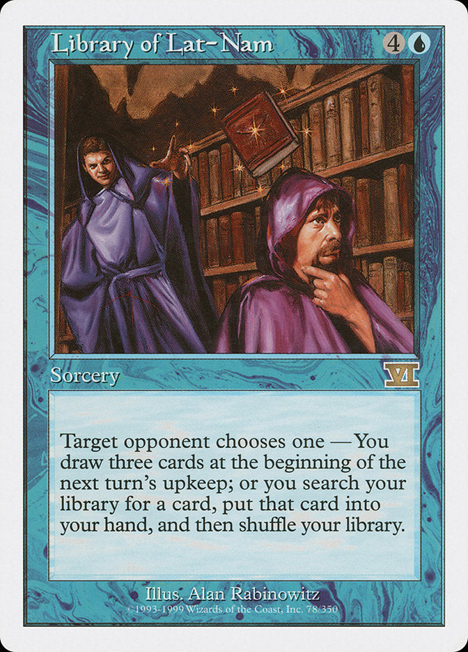 Library of Lat-Nam [Classic Sixth Edition] | Card Citadel