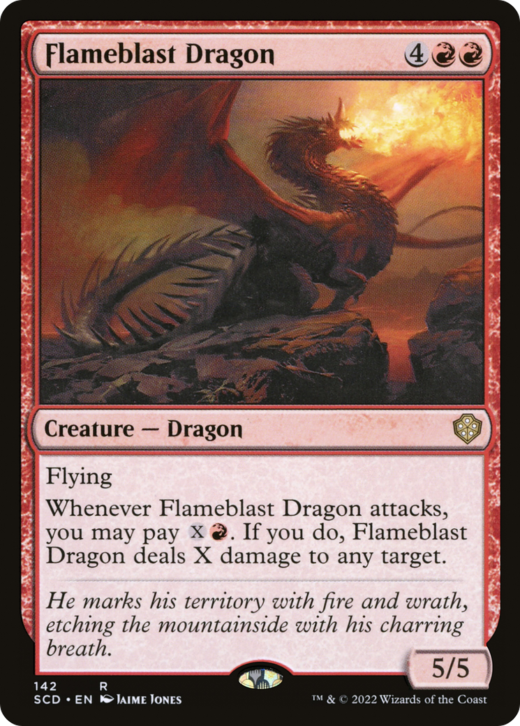 Flameblast Dragon [Starter Commander Decks] | Card Citadel