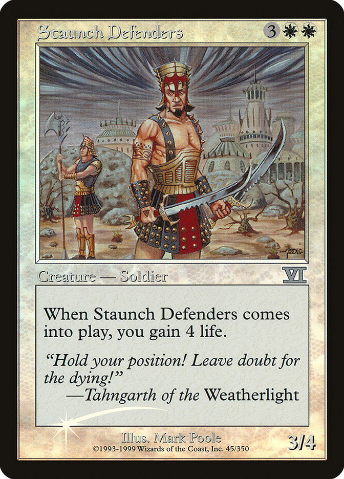 Staunch Defenders [Friday Night Magic 2000] | Card Citadel