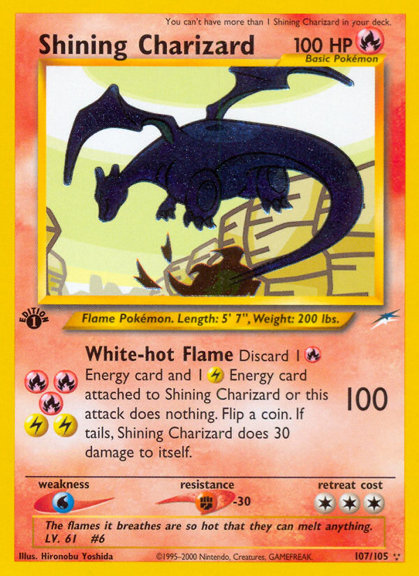 Shining Charizard (107/105) [Neo Destiny 1st Edition] | Card Citadel