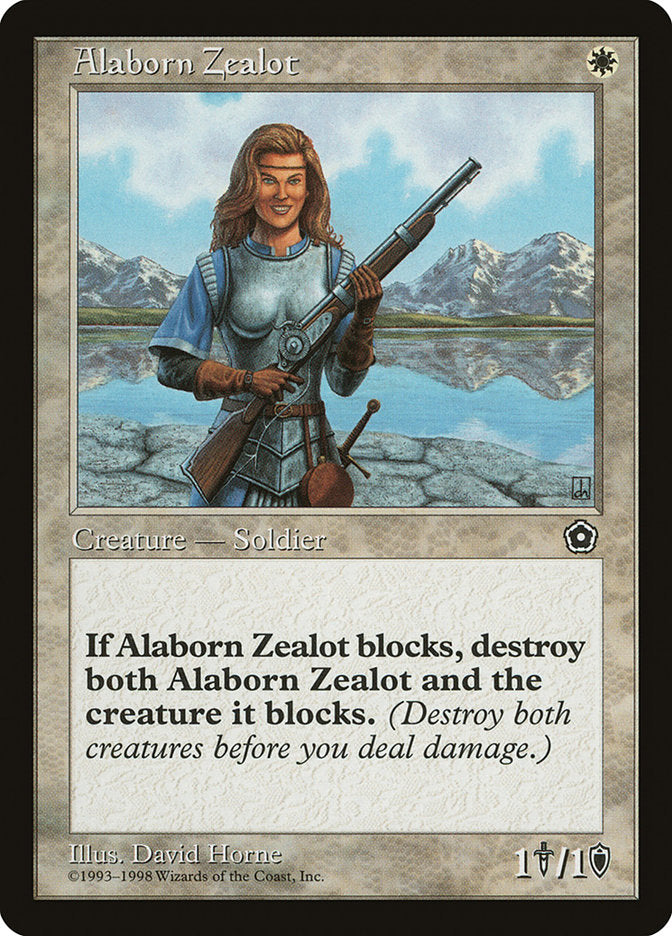 Alaborn Zealot [Portal Second Age] | Card Citadel