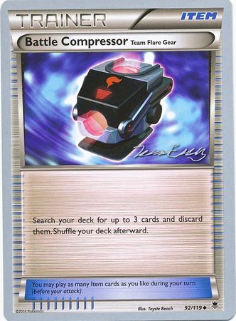 Battle Compressor (92/119) (Bebe - Jesper Eriksen) [World Championships 2016] | Card Citadel